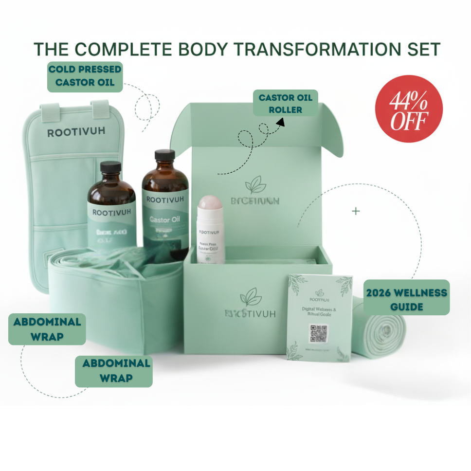 Rootivuh Castor Oil Wellness Kit